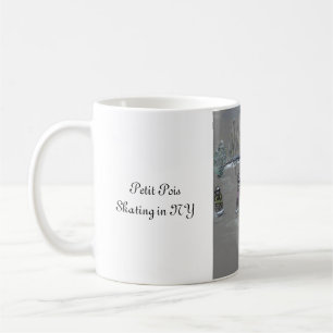Petit Pois Schlittschuhlaufen in NY Kaffeetasse
