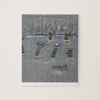 Petit Pois Schlittschuhlaufen in NY Puzzle