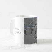 Petit Pois Skating in NY Coffee Mug Kaffeetasse (Vorderseite Links)