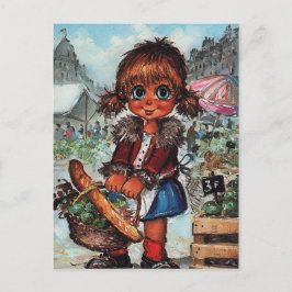 Petit Poulbot au marché Postkarte