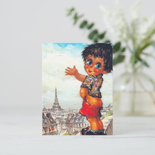 Petit Poulbot pipi Postkarte (Stehend Vorderseite)