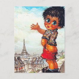 Petit Poulbot pipi Postkarte