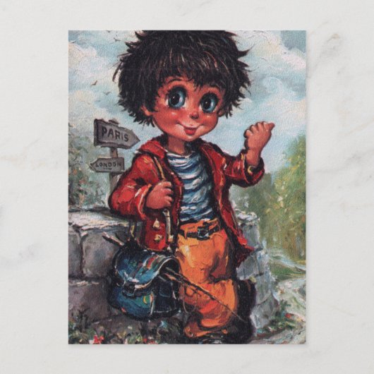 Petit Poulbot stop Postkarte (Vorderseite)