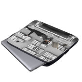 Petit rat de bibliothèque (Buchwürmer) Laptopschutzhülle (Vorne Knopf)