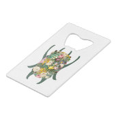 Petit scarabée bleu geldbeutel flaschenöffner (Vorderseite Schrägansicht)