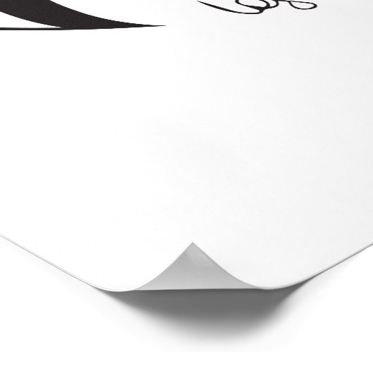 Petit slip noir poster (Ecke)