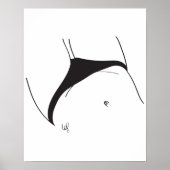 Petit slip noir poster (Vorne)
