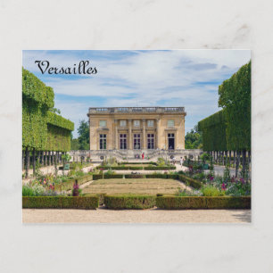 Petit Trianon und der französische Garten in Versa Postkarte