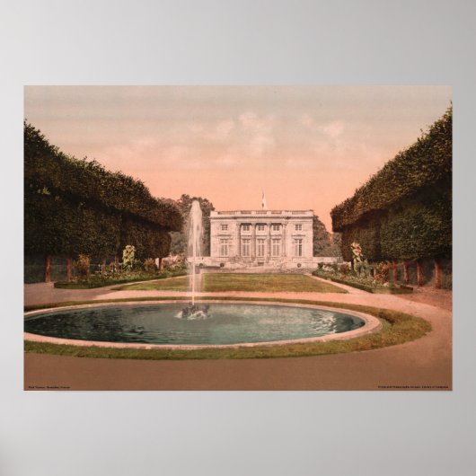 Petit Trianon, Versailles, Frankreich Poster (Vorne)