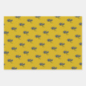 PetitArt | Bienen und Wildblumen Set von 3 Wrappin Geschenkpapier Set (Vorderseite 2)