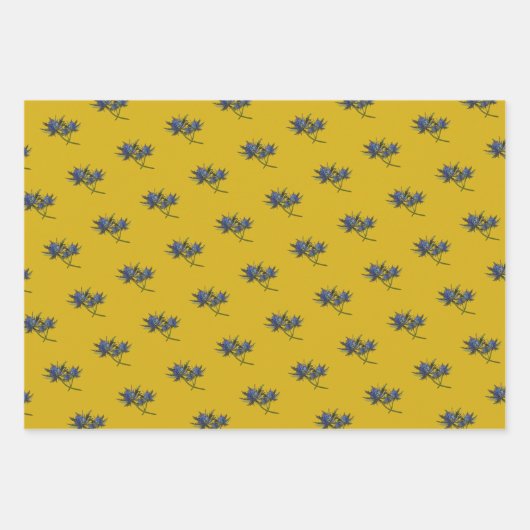 PetitArt | Bienen und Wildblumen Set von 3 Wrappin Geschenkpapier Set (Vorderseite 2)