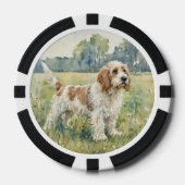 Petite Basset Griffon Vandeen  - PBGV Pokerchips (Vorderseite)
