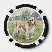 Petite Basset Griffon Vandeen  - PBGV Pokerchips (Rückseite)