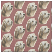 Petite Basset Griffon Vendeen Dog Kunstwerk Stoff (Muster)