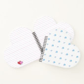 Petite Blossom Blue Notizblock (Innenseite)