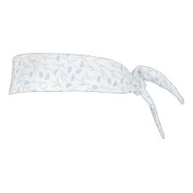 Petite Blossom Blue White Headband