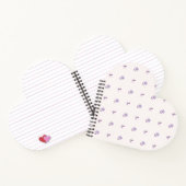 Petite Blossom Lila Notizblock (Innenseite)