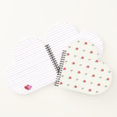 Petite Blossom Red Green Notizblock (Innenseite)