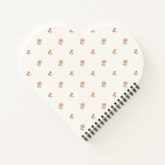 Petite Blossom Warm Neutral Notizblock (Rückseite)