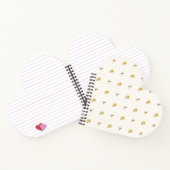 Petite Blossom Yellow Brown Notizblock (Innenseite)