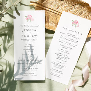 Petite Bouquet Wedding Program   Blüte Programm