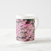 Petite Coffee Cup mit Blumendesign Porzellantasse (Vorderseite Rechts)