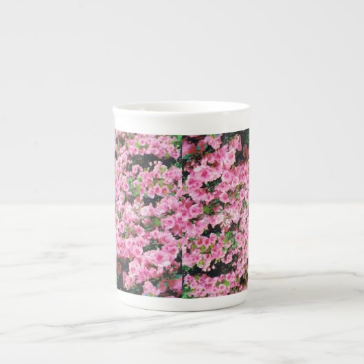 Petite Coffee Cup mit Blumendesign Porzellantasse (Vorderseite)