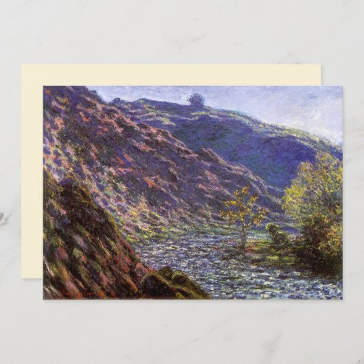 Petite Creuse, Sonnenlicht von Claude Monet (Vorne/Hinten)