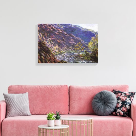 Petite Creuse, Sonnenlicht von Claude Monet Leinwanddruck (Insitu (Wohnzimmer))