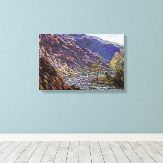 Petite Creuse, Sonnenlicht von Claude Monet Leinwanddruck (Insitu (Holzboden))
