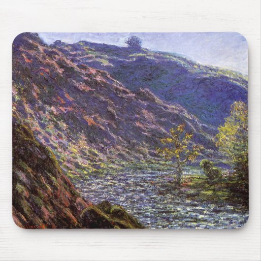Petite Creuse, Sonnenlicht von Claude Monet Mousepad (Vorne)