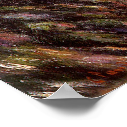 Petite Creuse, Sonnenlicht von Claude Monet Poster (Ecke)