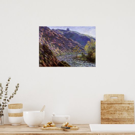 Petite Creuse, Sonnenlicht von Claude Monet Poster (Küche)