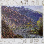 Petite Creuse, Sonnenlicht von Claude Monet Puzzle<br><div class="desc">Die Petite Creuse, Sunlight (1889) von Claude Monet ist ein Vintager Impressionismus, der die kunstvolle Landschaft, die Natur und Malerei darstellt. Der Fluss Creuse schlängelt sich durch ein Tal mit Bergen und Bäumen in der Wildnis. Über den Künstler: Claude Monet (1840-1926) war Gründer der französischen impressionistischen Malerei, wobei die meisten...</div>