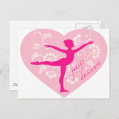 Petite Danseuse Postkarte (Vorne/Hinten)