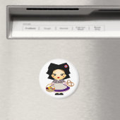 Petite fille alsacienne magnet (In Situ (Geschirrspüler))