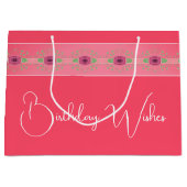 Petite Floral Design Große Geschenktüte (Vorderseite)