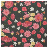 Petite Floral in Rosa und Pfirsichfarben Stoff (Muster)