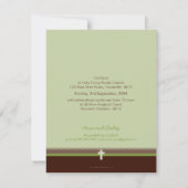 PETITE FOTO CHRISTENING ERSUCHT: EINLADUNG (Rückseite)