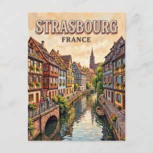 Petite France Straßburg Postkarte