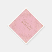 Petite Golden Stars Hochzeitspapier Napkins Serviette (Ecke)