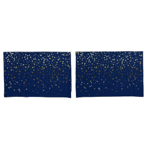 Petite Golden Stars Pillowcase Set Kissenbezug