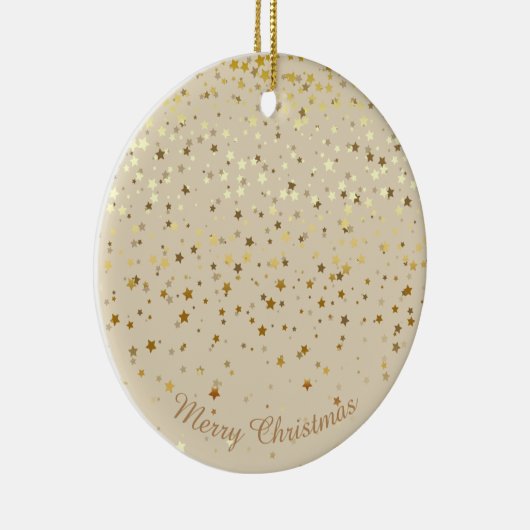 Petite Golden Stars Weihnachtsschmuck Beige (Rechts)