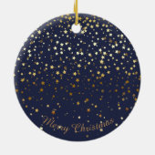 Petite Golden Stars Weihnachtsschmuck Mitternacht (Hinten)