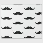 Petite Handlebar Mustache Geschenkpapier (Flach)