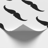 Petite Handlebar Mustache Geschenkpapier (Ecke)