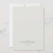 Petite Heart Memorial Foto Card Ankündigung (Rückseite)