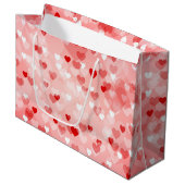 Petite Hearts Valentine Große Geschenktüte (Vorderseite Schrägansicht)
