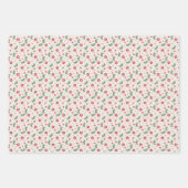 Petite Holiday Blume - Verpackungsblätter Geschenkpapier Set (Vorderseite 3)