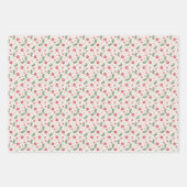 Petite Holiday Blume - Verpackungsblätter Geschenkpapier Set (Vorderseite 2)